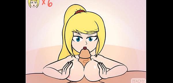  Super Smash Girls Titfuck - Zero Suit Samus by PeachyPop34